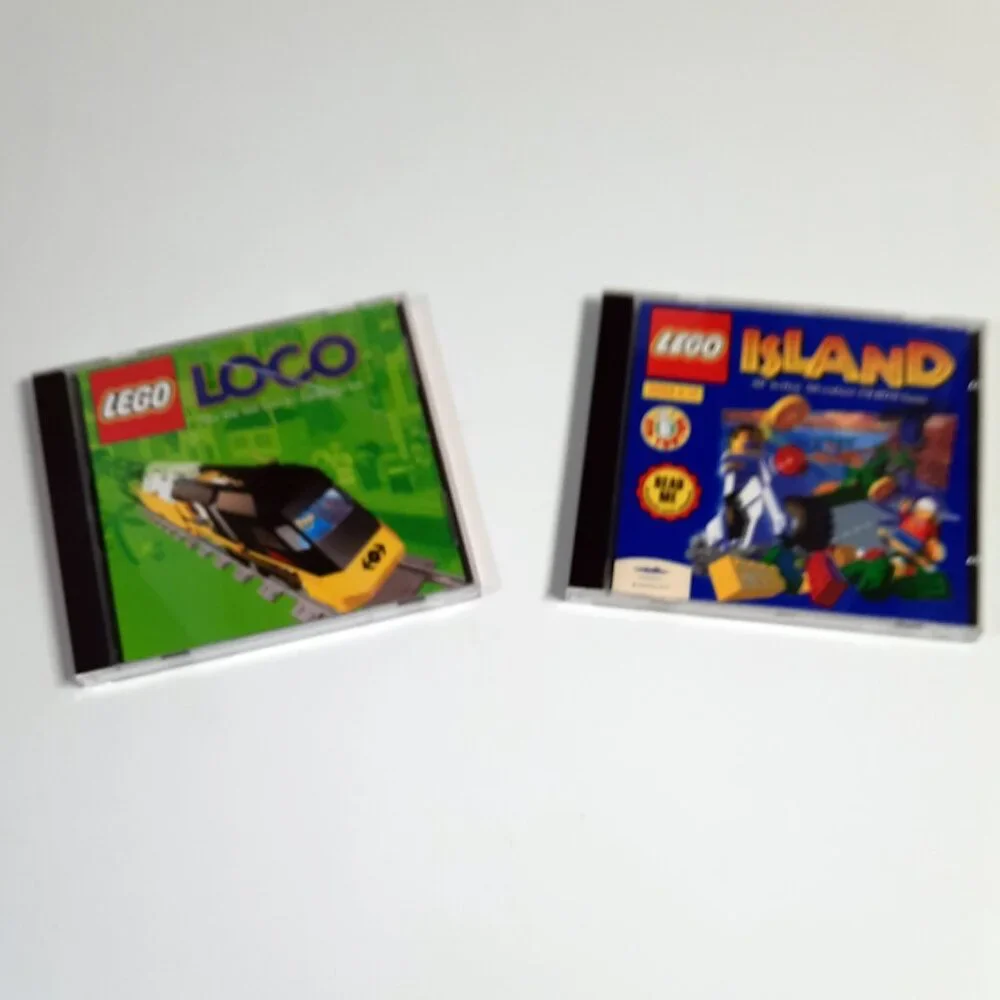 LEGO Island + LEGO Loco PC CD-ROM Lot 2 Vintage Games Tested Complete